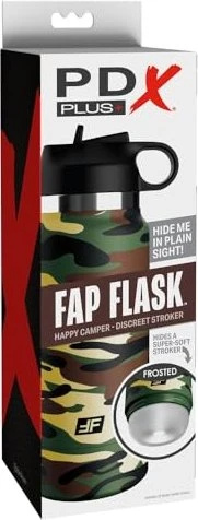 Pipedream PDX Fap Flask Happy Camper Masturbator