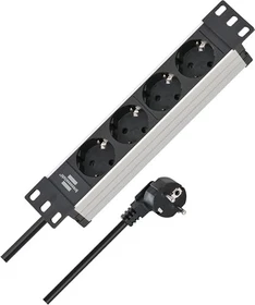 Brennenstuhl Alu-Line 10", 4-fach, 230V, 2m