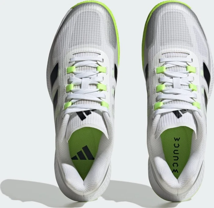 adidas Forcebounce cloud white/core black/lucid lemon (Damen)