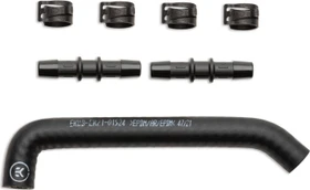EK Water Blocks EK-Pro Tubing Reinforced EPDM Schlauch Preformed 45°/90°, 17/10mm, schwarz