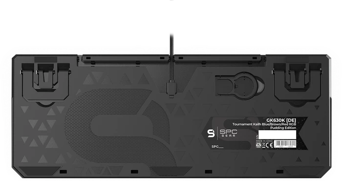 Endorfy SilentiumPC SPC Gear GK630K Pudding Tournament Edition, PBT, LEDs RGB, Kailh RED, USB, DE