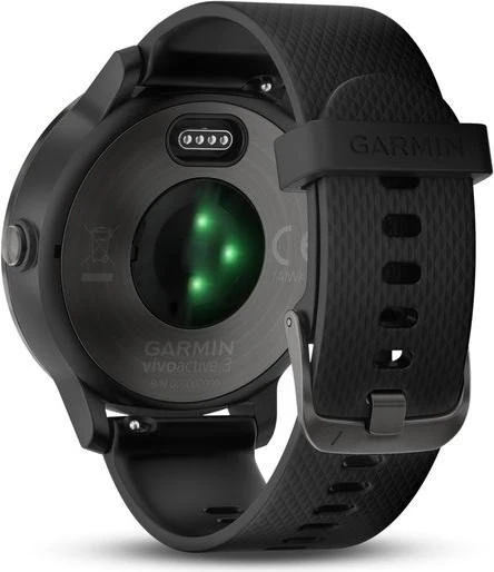 Garmin vivoactive 3 schiefer/edelstahl
