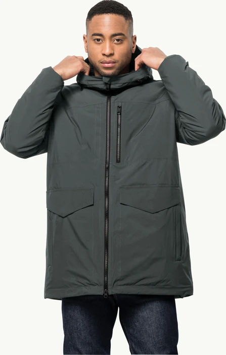 Jack Wolfskin Koenigsbau Parka Funktionsjacke green slate (Herren)