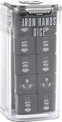 Games Workshop Warhammer 40.000 - Würfelset: Iron Hands