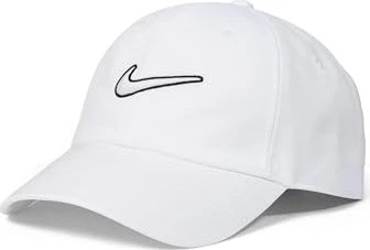 Nike Club unstrukturierte Swoosh Kappe weiß