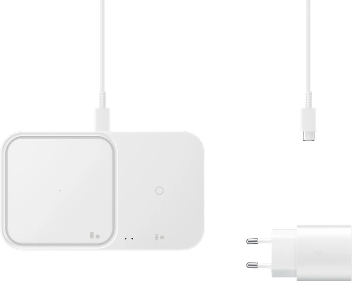 Samsung Super Fast Wireless Charger Duo weiß