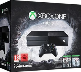 Microsoft Xbox One - 1TB Rise of the Tomb Raider Bundle schwarz