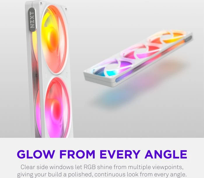 NZXT F360 RGB, weiß, 3x 120mm