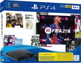 Sony PlayStation 4 Slim - 500GB FIFA 21 Bundle schwarz