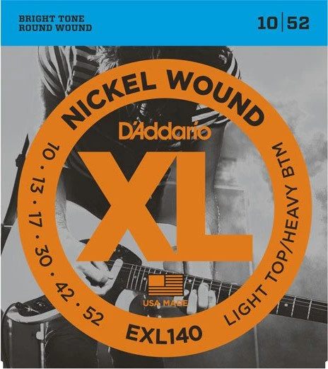 D'Addario XL Nickel Wound Light Top / Heavy Bottom
