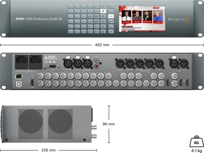 Blackmagic Design ATEM 2 M/E Production Studio 4K