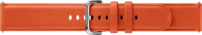 Samsung Leather Band 20mm für die Galaxy Watch Active 2 orange