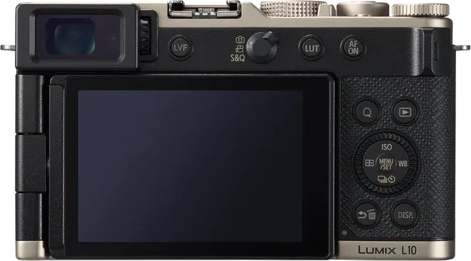 Panasonic Lumix L10 titanium gold