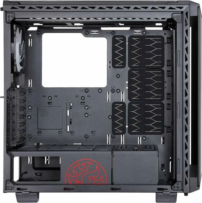 ADATA XPG Battlecruiser, schwarz, Glasfenster