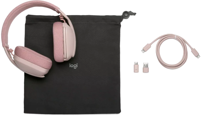 Logitech Zone Vibe Wireless Teams Rose