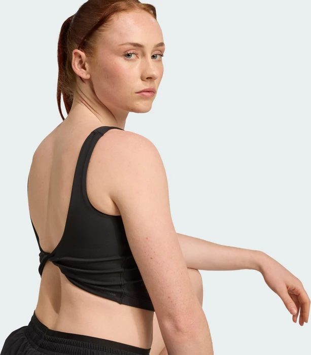adidas Power Tanktop Light-Support Sport-BH schwarz (Damen) (JZ6030) – Bild 6