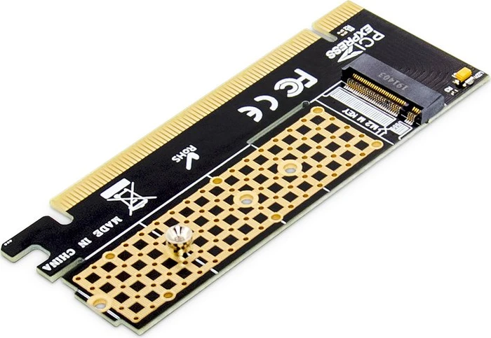Digitus M.2 NVMe SSD PCI Express 3.0 x16 Add-On Card