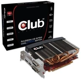Club 3D Radeon HD 6750 CoolStream Edition, 1GB GDDR5, 2x DVI, HDMI, DP