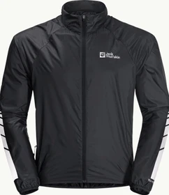 Jack Wolfskin Morobbia Wind Funktionsjacke schwarz (Herren)
