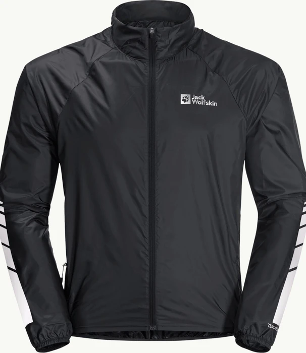 Jack Wolfskin Morobbia Wind Funktionsjacke schwarz (Herren)