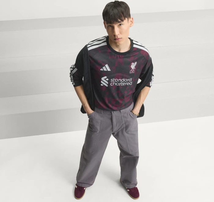 adidas Liverpool FC Authentic 2026/2027 Ausweichtrikot langarm (Herren)