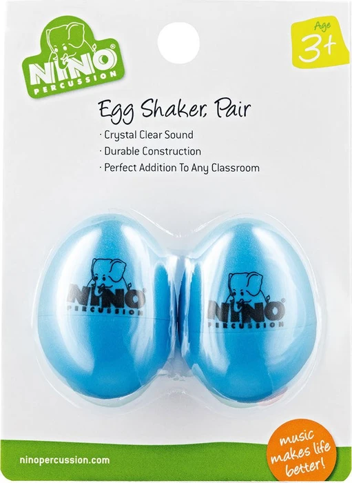 Nino Egg Shaker Paar himmelblau