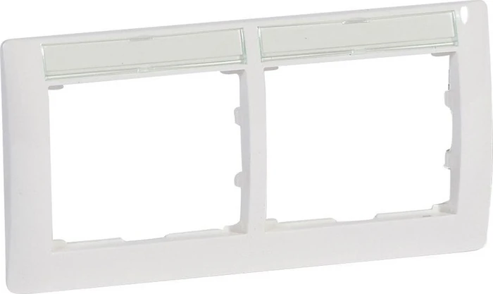 Legrand Galea Life Rahmen 2-fach, ultraweiß