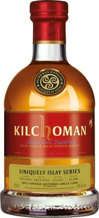 Kilchoman Uniquely Islay Series Vintage 2013 Sauternes Cask 700ml