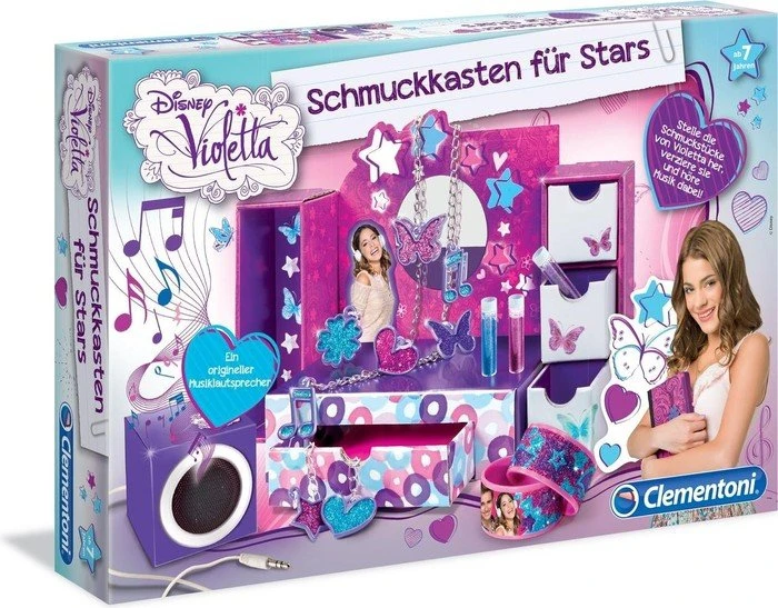 Clementoni Violetta Schmuckkasten für Stars