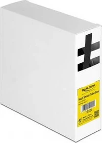DeLOCK Schrumpfschlauch Box, 9.5mm, 10m, schwarz