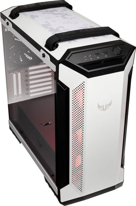 ASUS TUF Gaming GT501 White Edition, weiß, Glasfenster