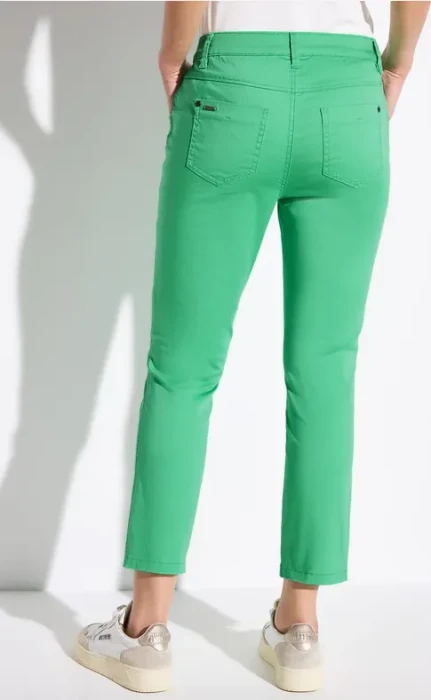 Street One 7/8-Satin Hose tendril green (Damen)