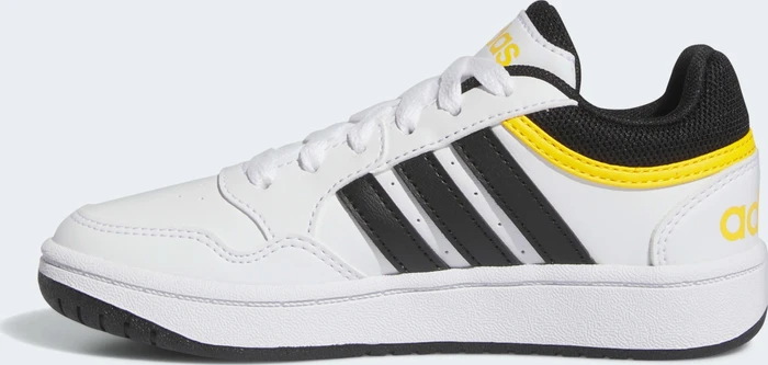 adidas Hoops 3.0 cloud white/core black/bold gold (Junior)
