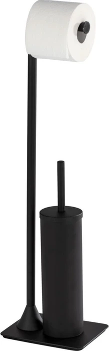 Wenko Hella WC-Garnitur schwarz Metall