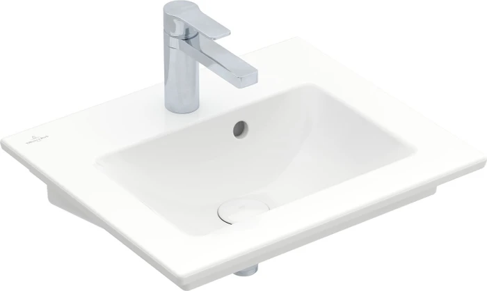 Villeroy & Boch Venticello Handwaschbecken 50x42x15cm, mit Überlauf, weiß alpin ceramicplus