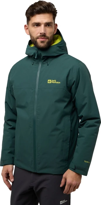Jack Wolfskin Wisper Insulated Funktionsjacke black olive/firefly (Herren)