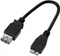 LogiLink USB 3.0 OTG Kabel, Buchse A auf Stecker 9-Pin, 0.2m Vorschaubild