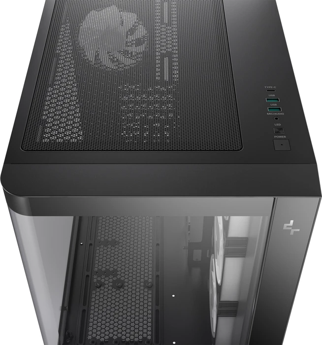 DeepCool CG530U 4F, schwarz, Glasfenster