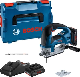 Bosch Professional GST 18V-155 BC Akku-Pendelhubstichsäge inkl. L-Boxx + 2 Akkus 4.0Ah