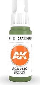 AK-Interactive 3rd Gen Acrylic Colors Acrylic Modelling Colors grass green, 17ml
