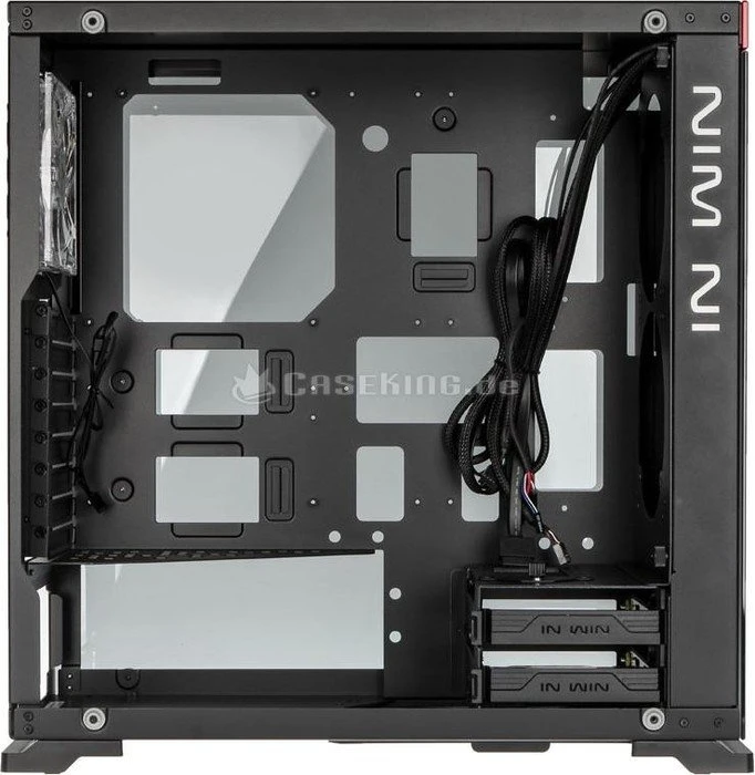 In Win 805, rot, Glasfenster