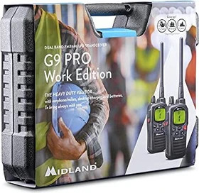 Midland G9 Pro Kofferset schwarz, 2er-Pack