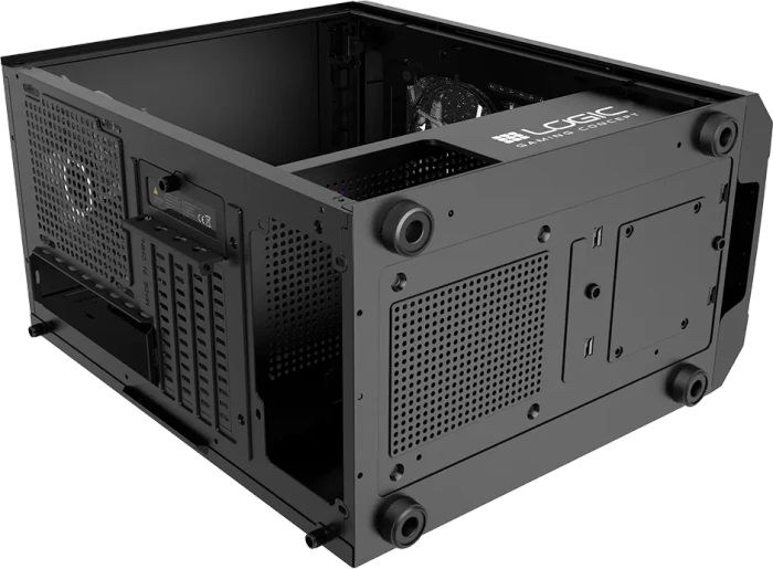 Logic Concept Aramis ARGB Mini Black, Glasfenster