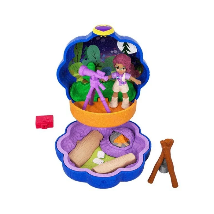Mattel Polly Pocket - Tiny Pocket Places Shanis Camping Abenteuer