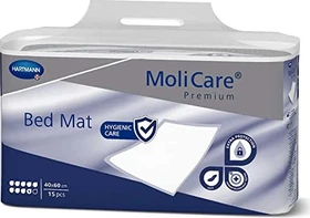 Hartmann MoliCare Premium Bed Mat 9 Tropfen Bettschutzeinlage, 40x60cm, 15 Stück