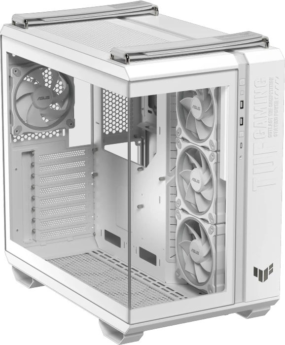 ASUS TUF Gaming GT502 Horizon TG ARGB White, Glasfenster