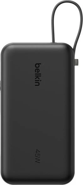 Belkin UltraCharge Powerbank mit integriertem Kabel (29 cm) 10K schwarz