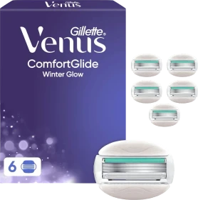 Gillette Venus Comfortglide Winter Glow Rasierklinge, 6 Stück