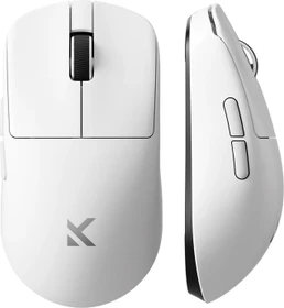 Mchose L7 Ultra+ 8K Lightweight Wireless Gaming Mouse, weiß, USB/Bluetooth (HW-L7-13KH)