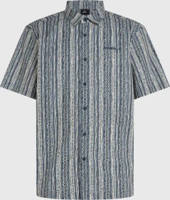 O'Neill Print Hemd kurzarm blue pressed lines (Herren)